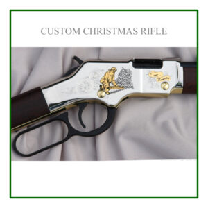Custom Henry Golden Boy Silver .22 LR Christmas Rifle